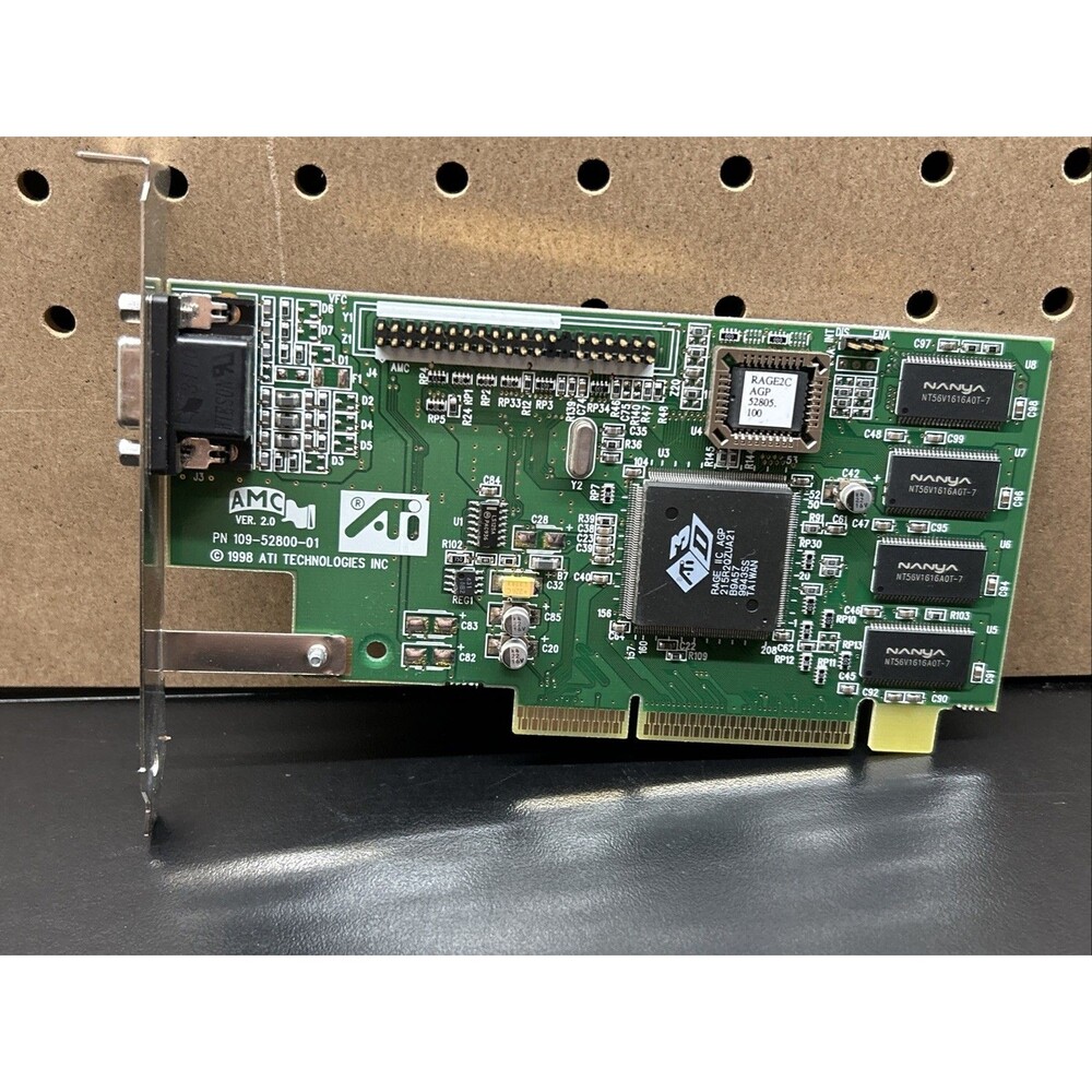 ATI Rage2C 8MB AGP Video Card- 1025281000 - Tested / Working